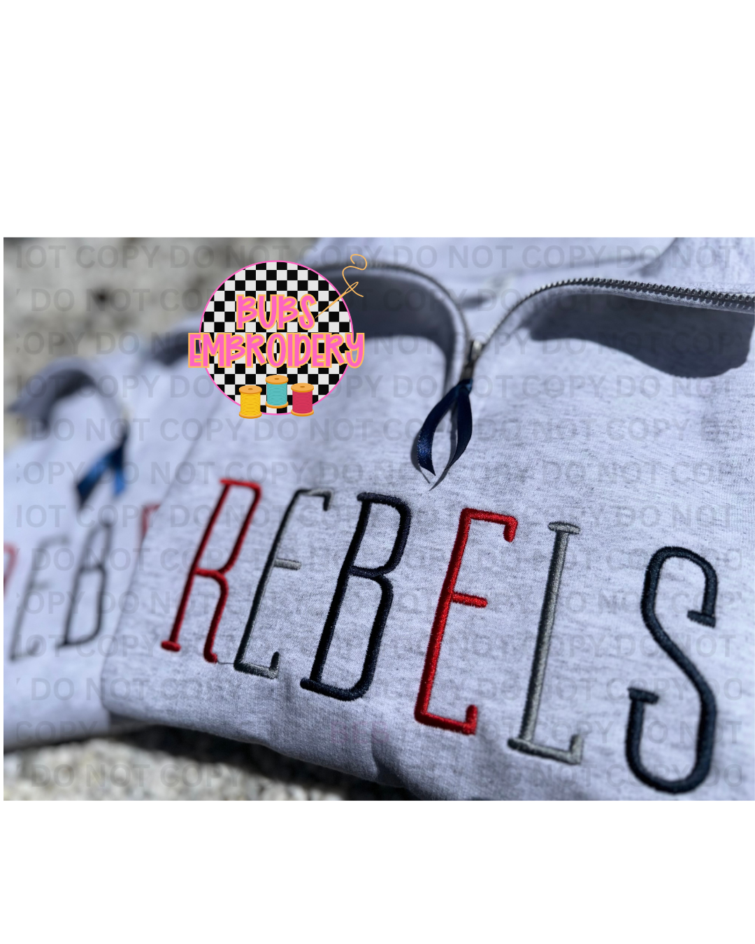 CUSTOM school spirit quarter zips