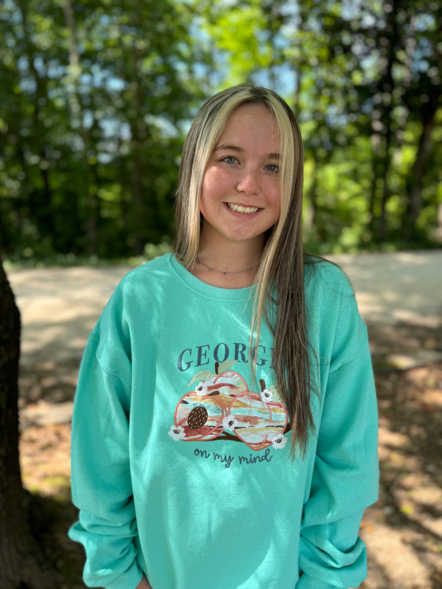 Georgia on my mind applique embroidery