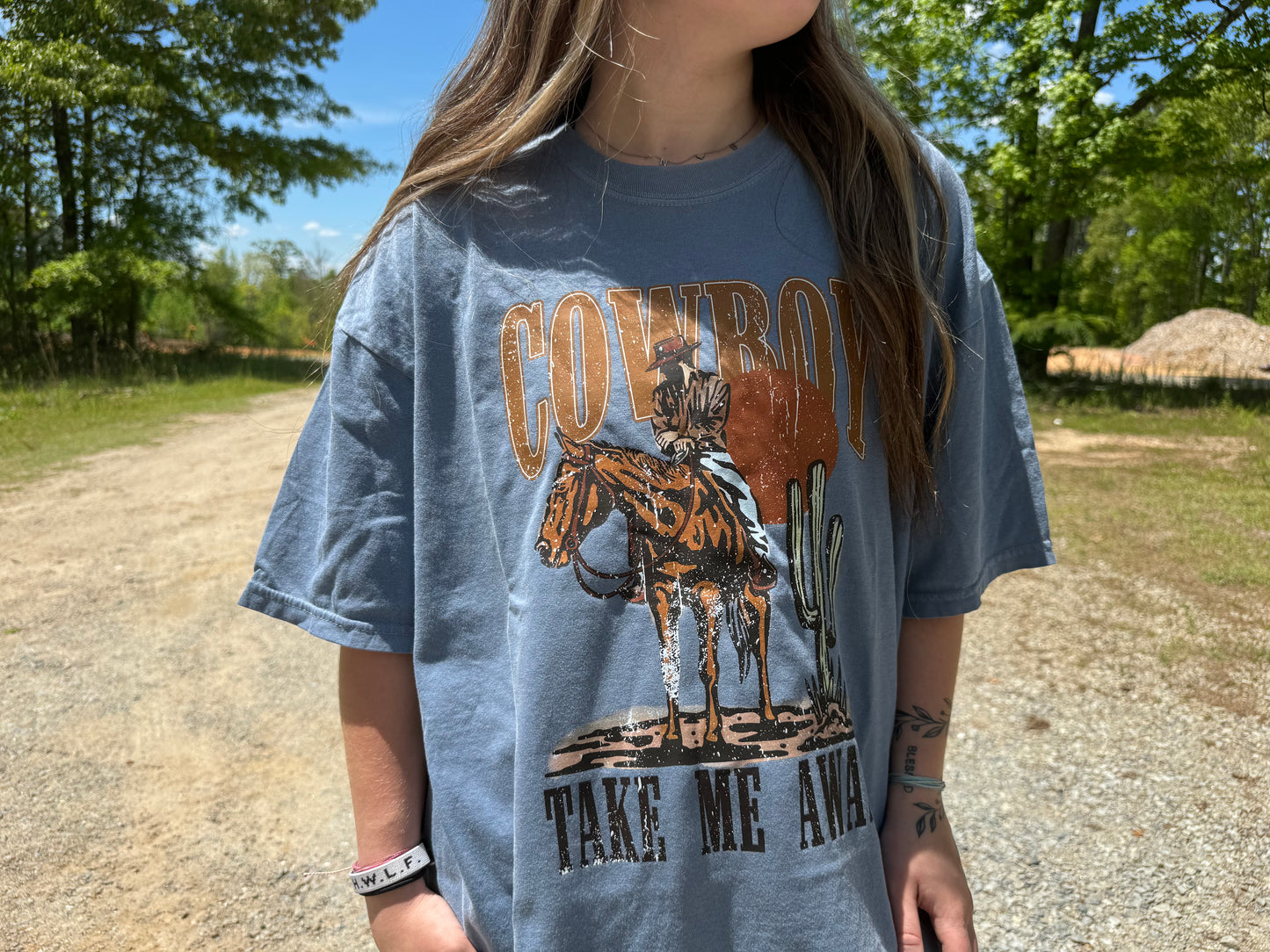 Cowboy Take Me Away tee