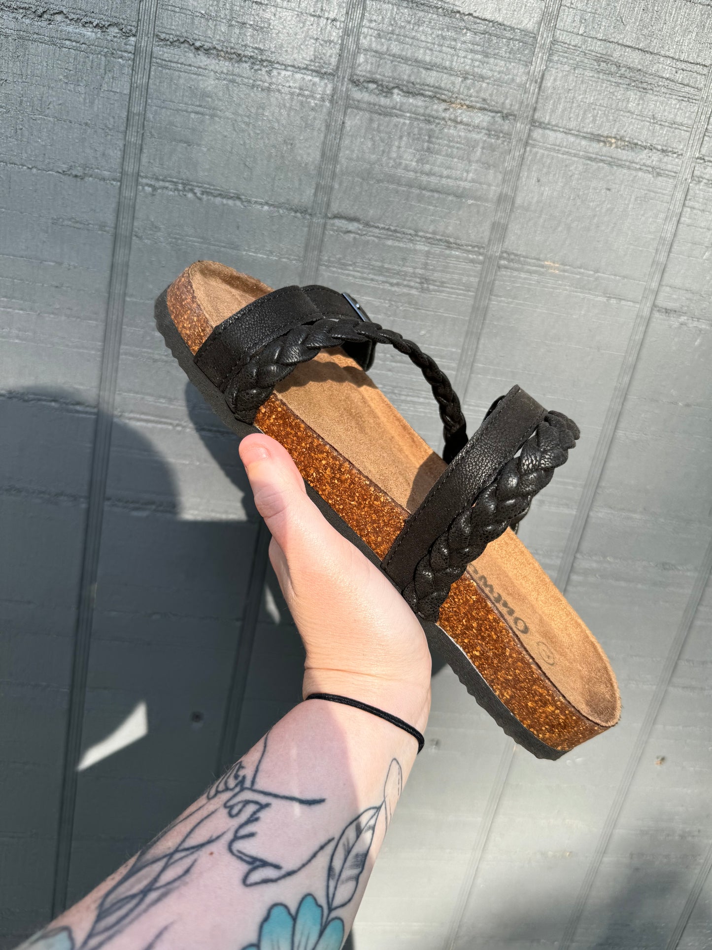 Black sandals