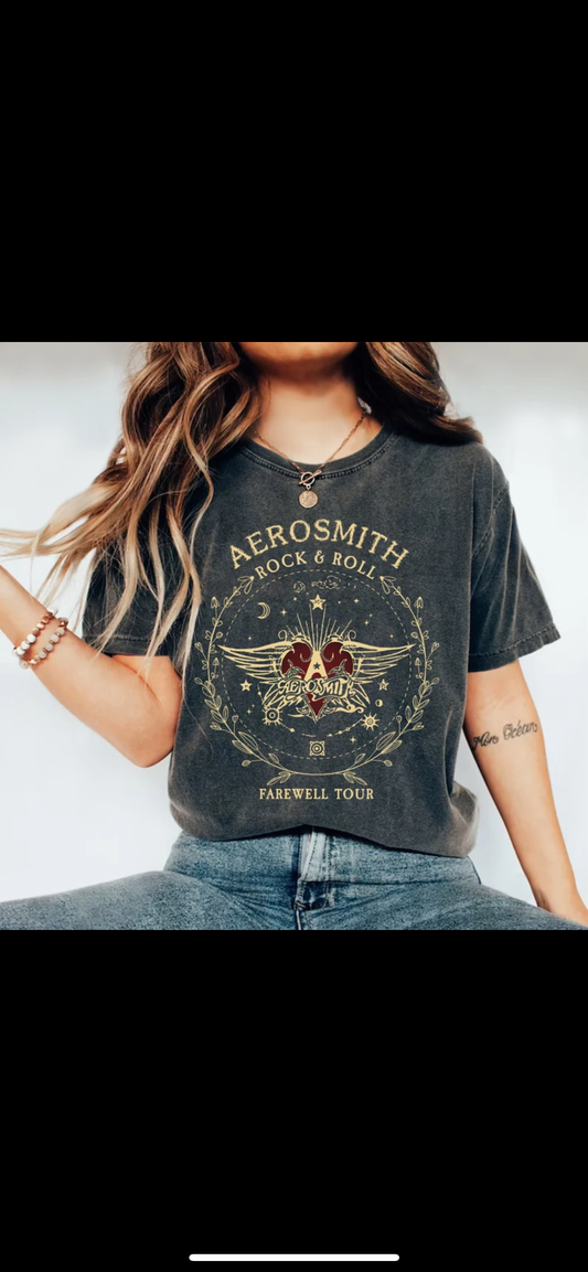 Aerosmith rock and roll (dtf transfer)