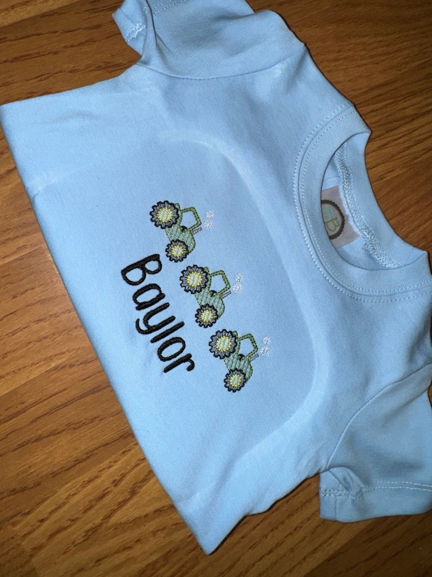 Tractor trio infant/kids TEE