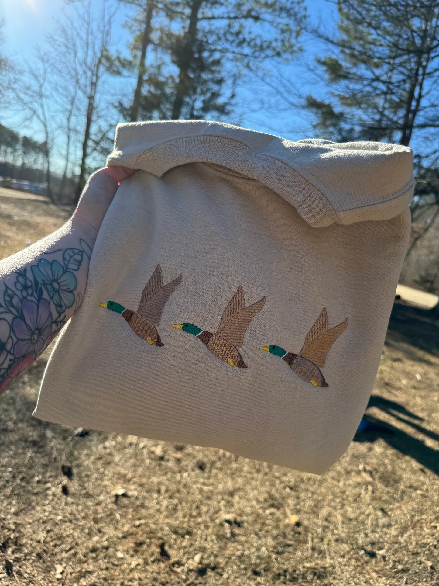 Duck trio sweatshirt