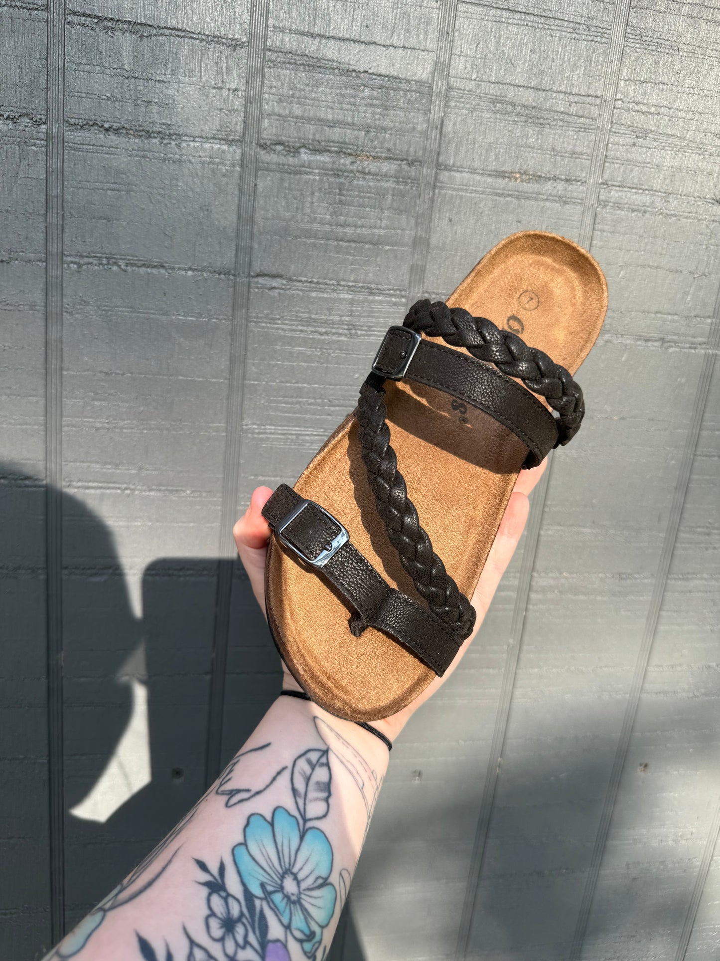 Black sandals