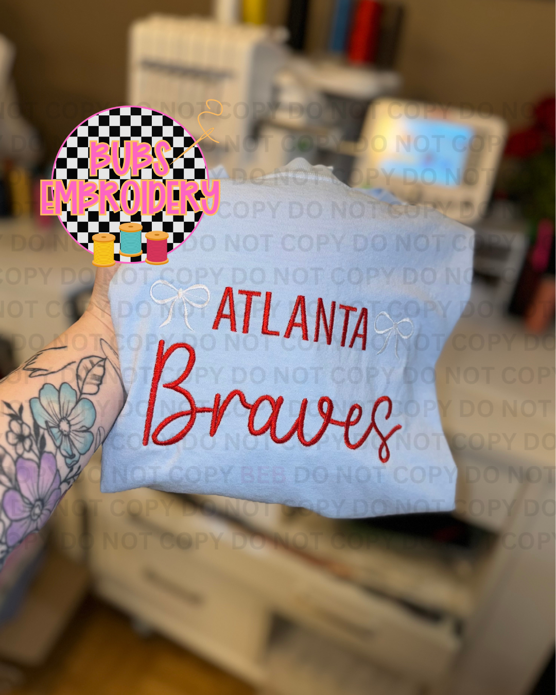 ATL Braves w/bows