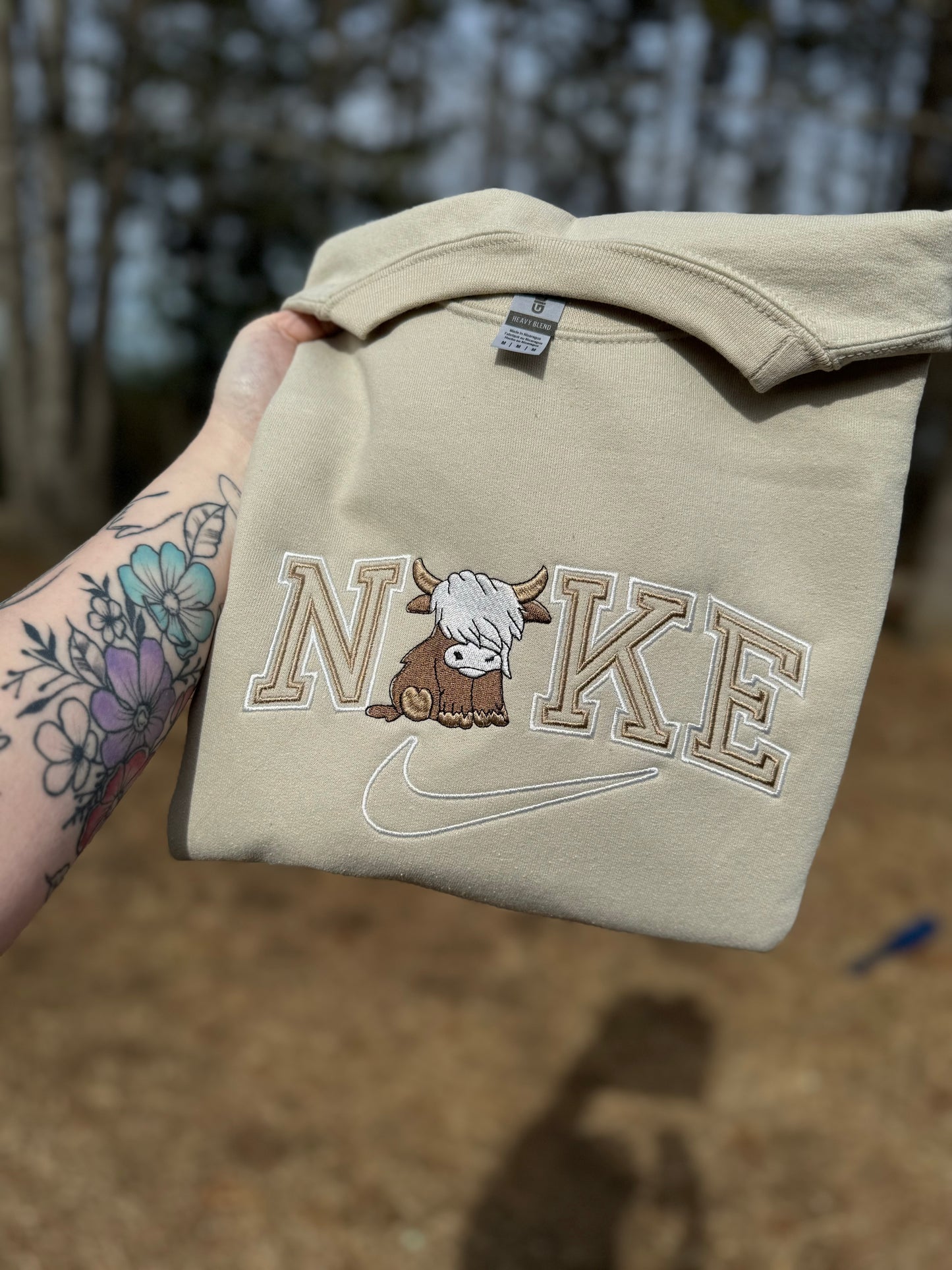 Highland cow sweatshirt