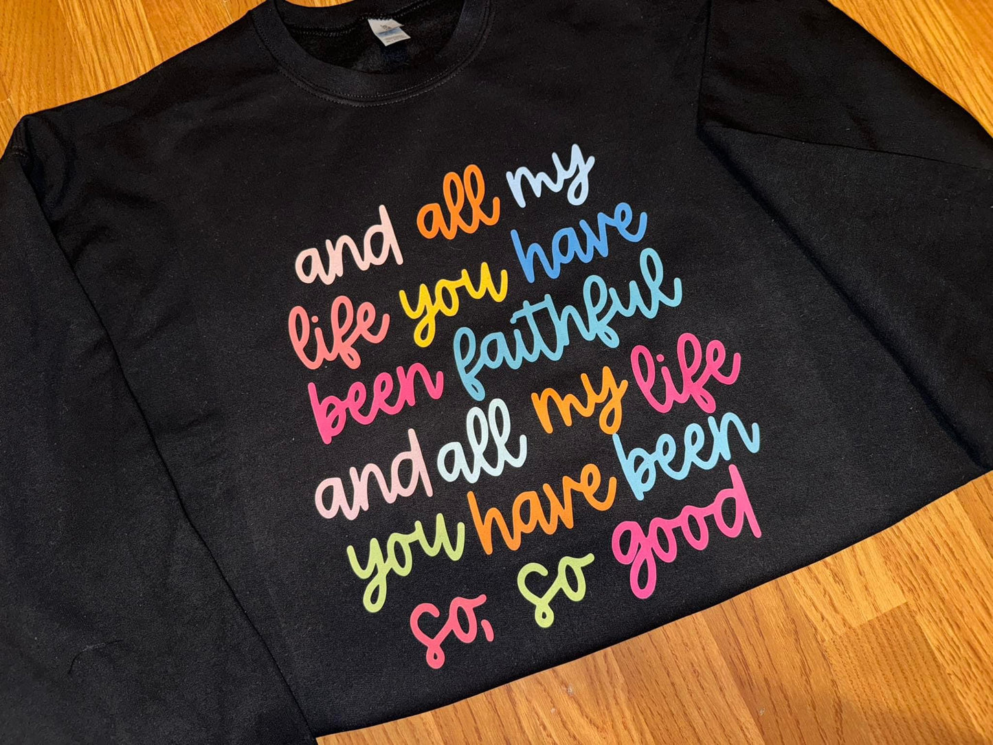 All my life you have been faithful Graphic