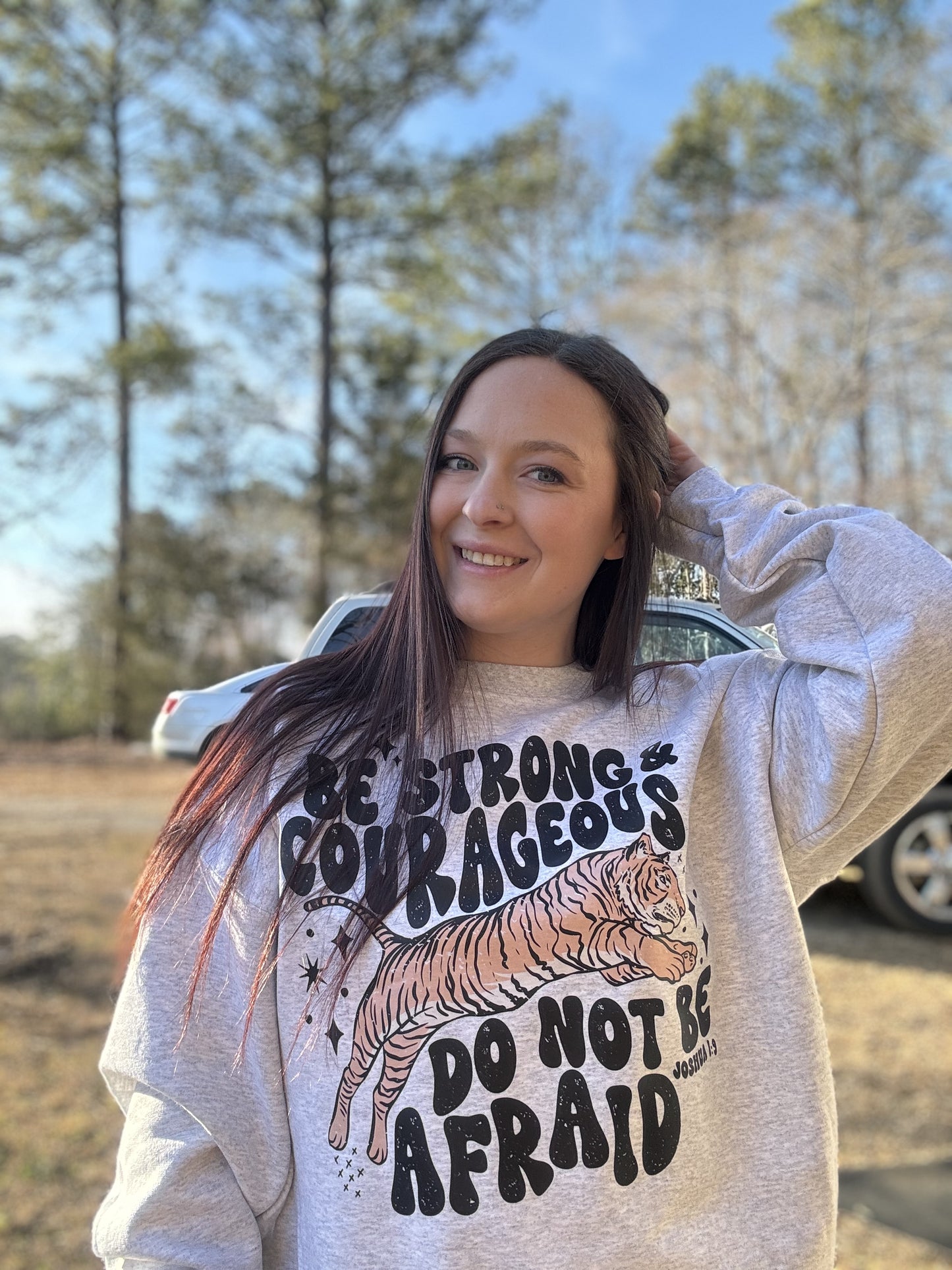 Be strong and courageous (dtf)