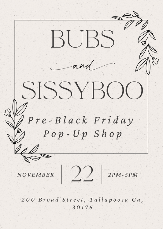 Bubs & Sissyboo event ticket