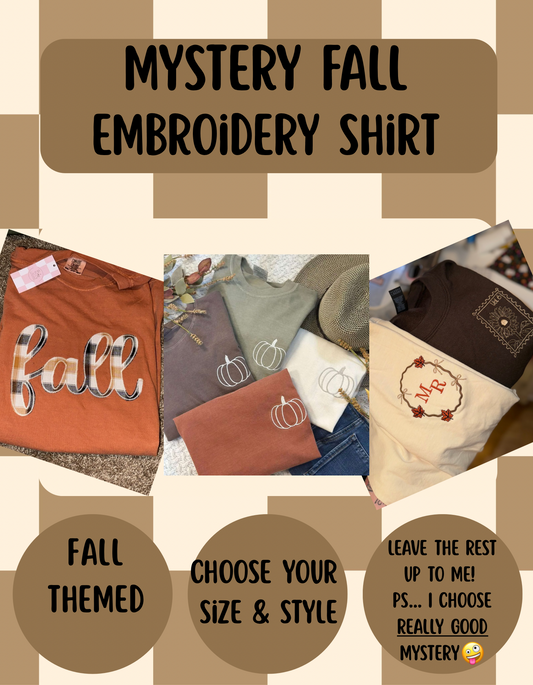 Mystery fall shirts (2t-3xl)