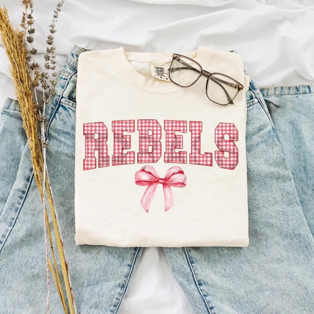 Rebels plaid graphic