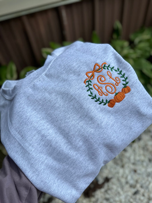 Fall monogram