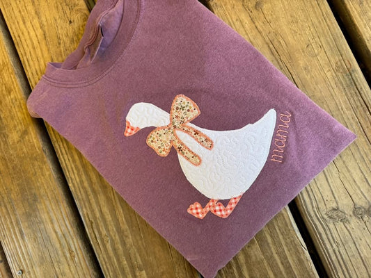 Personalized Applique goose