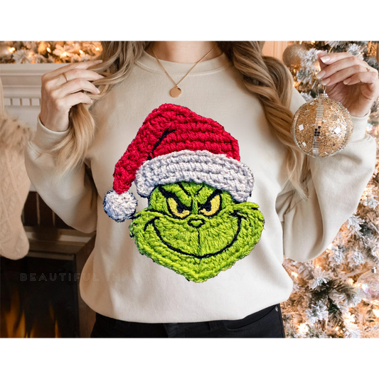 Faux Yarn green man (dtf graphic)