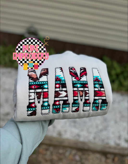 Aztec CUSTOM NAME appliqué