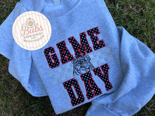 ga bulldog game day sweatshirt