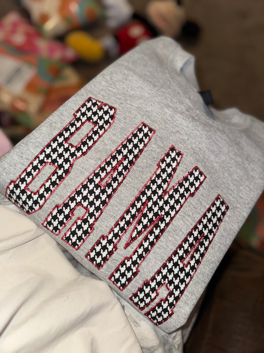Bama embroidery appliqué