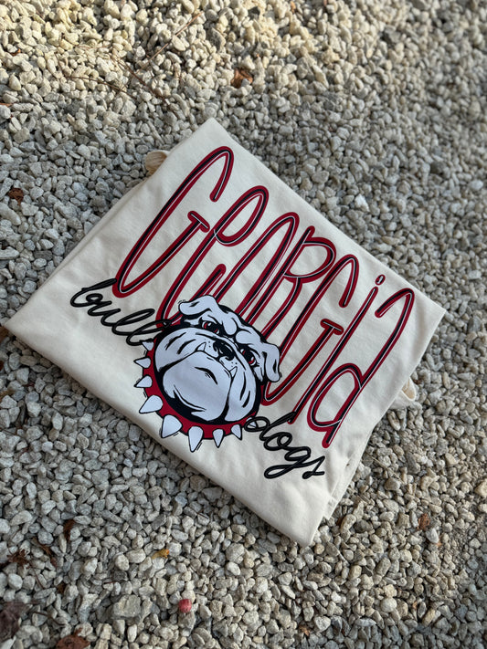 Georgia Bulldogs doodle (dtf)