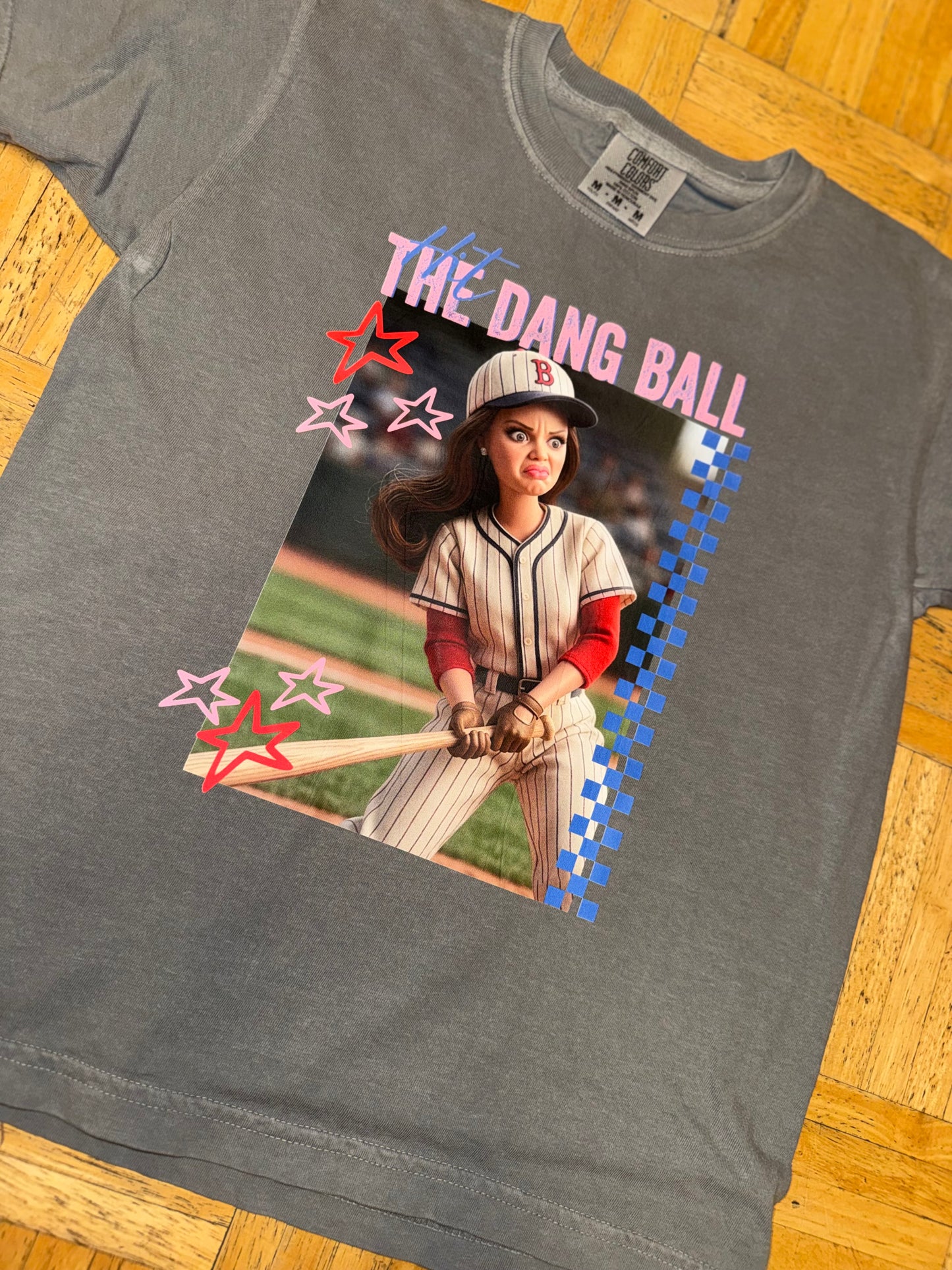 Hit the dang ball Barbie (dtf transfer)
