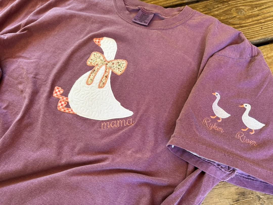 Personalized Applique goose