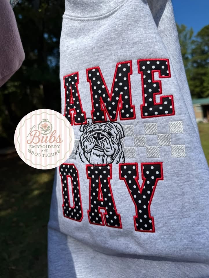 ga bulldog game day sweatshirt