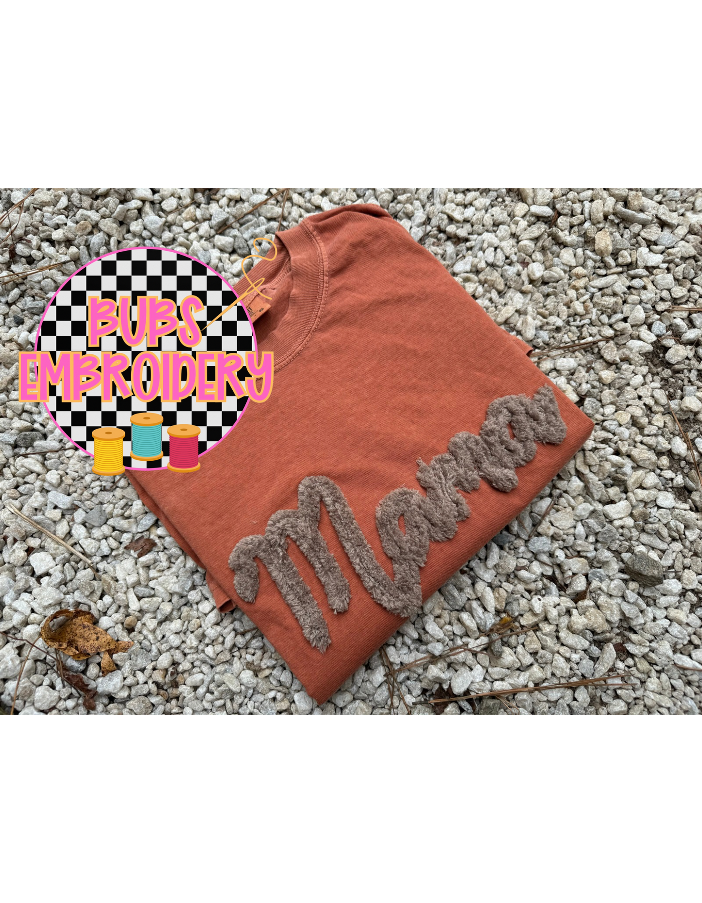 ✨CUSTOM✨ yarn letter embroidery