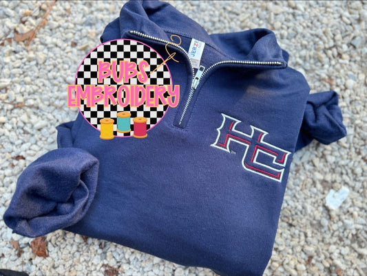 Hc logo quarterzip