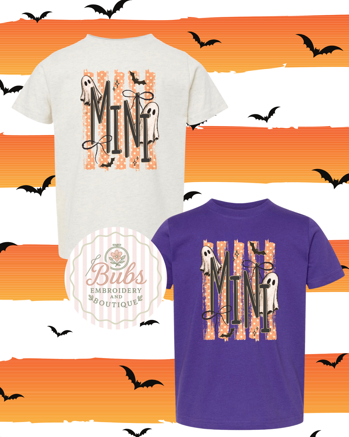 Polka dot Halloween MINI (dtf transfer)