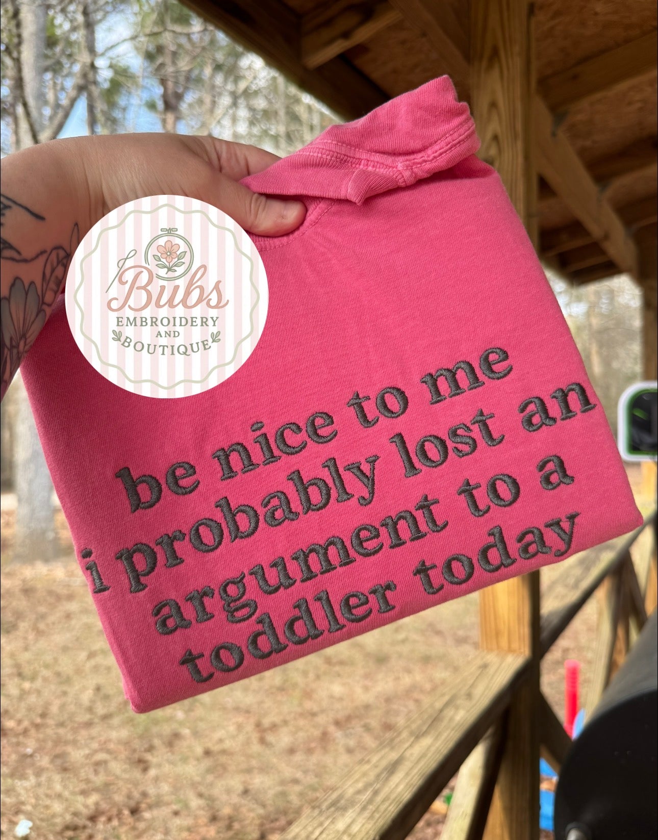 Lost an argument to a toddler today😜