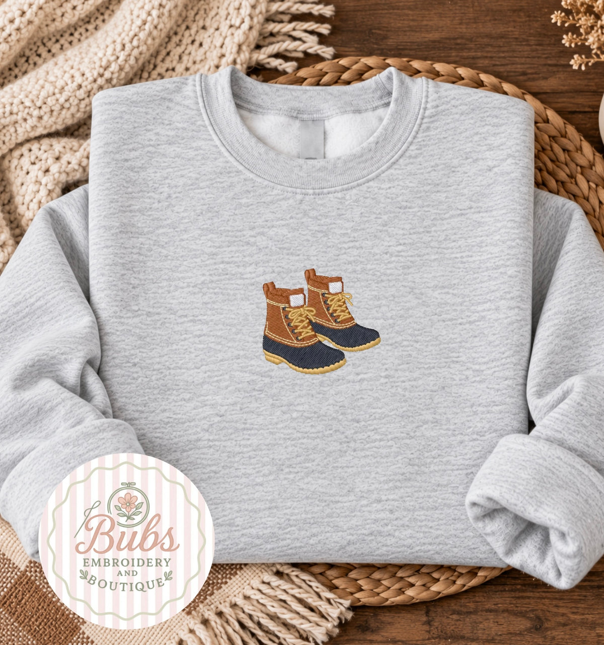 Boots mini embroidery tester SWEATSHIRT