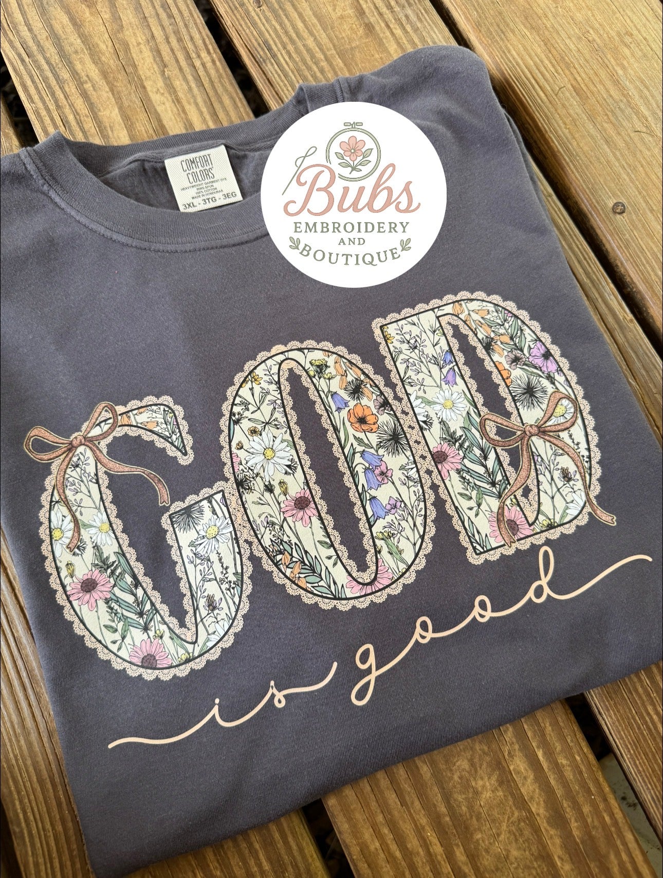 God is good faux lace (dtf)