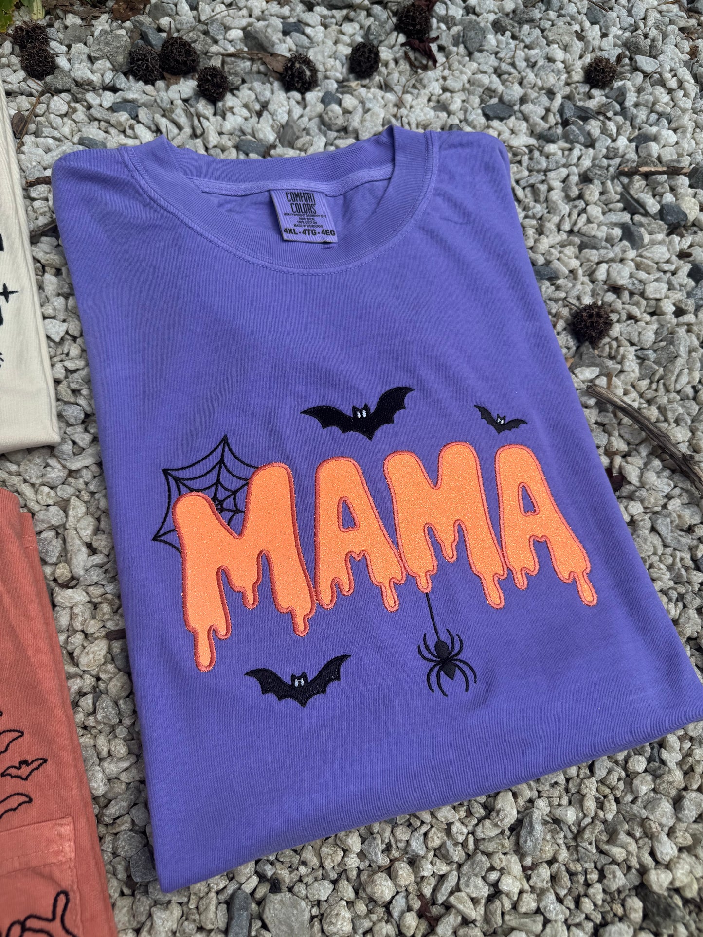 Spooky mama embroidery