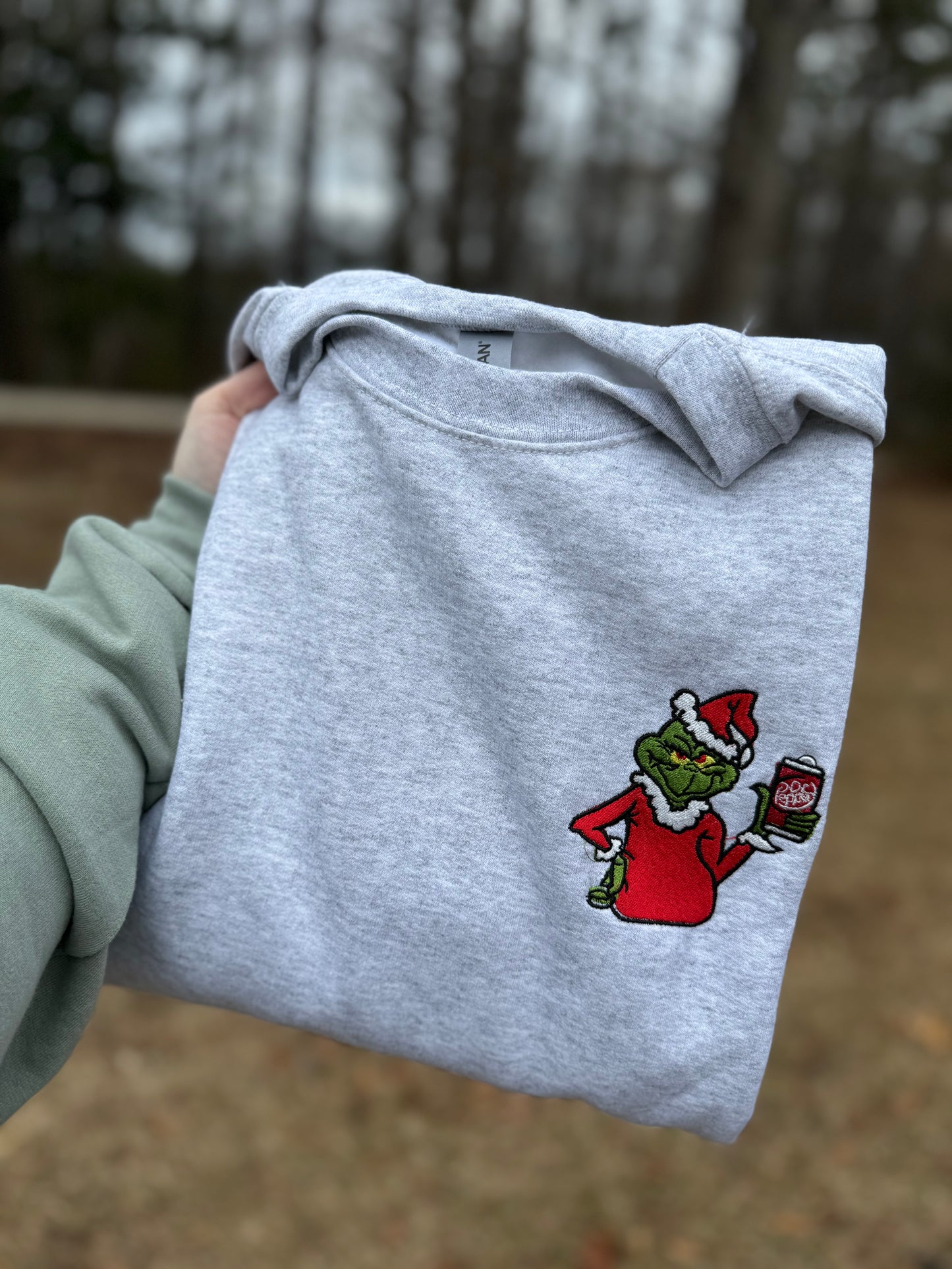 Dr Pepper grinch pocket