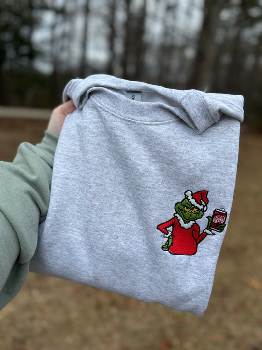 Dr Pepper grinch pocket