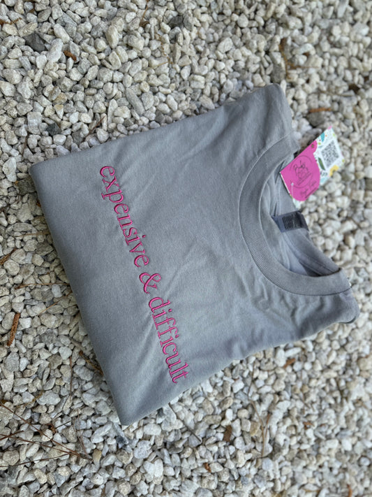 **The Pink Place** expensive and difficult tee