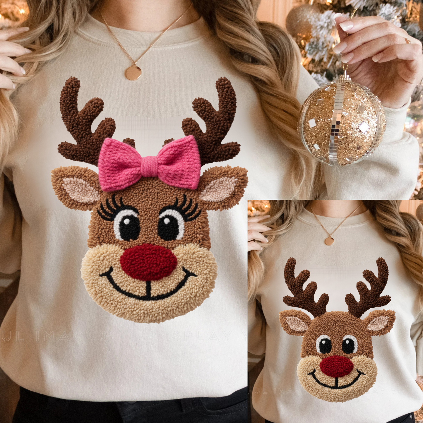 Adult reindeer (dtf graphic)