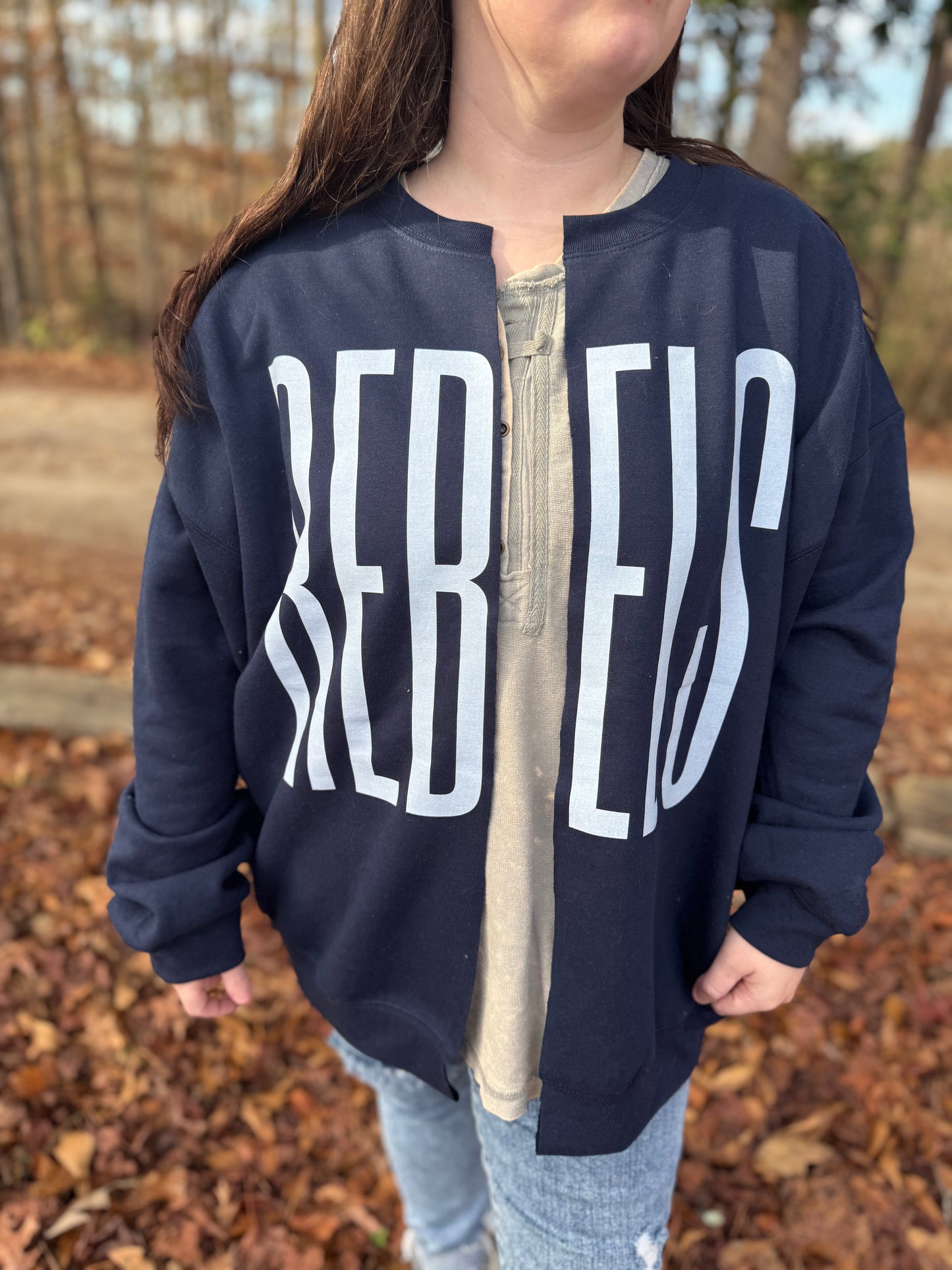 ✨READY TO SHIP✨ rebels sweatshirt cardigan