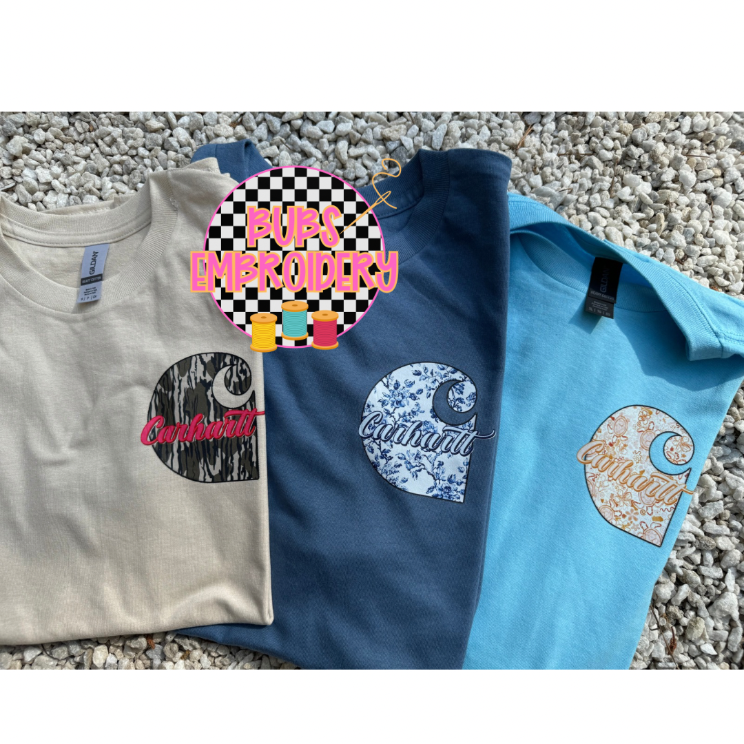 Ch pocket dtf transfer graphic tee