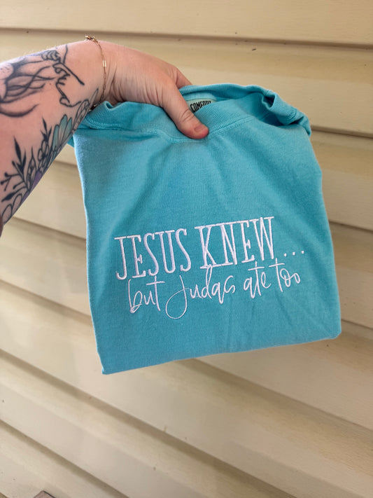 Judas ate too