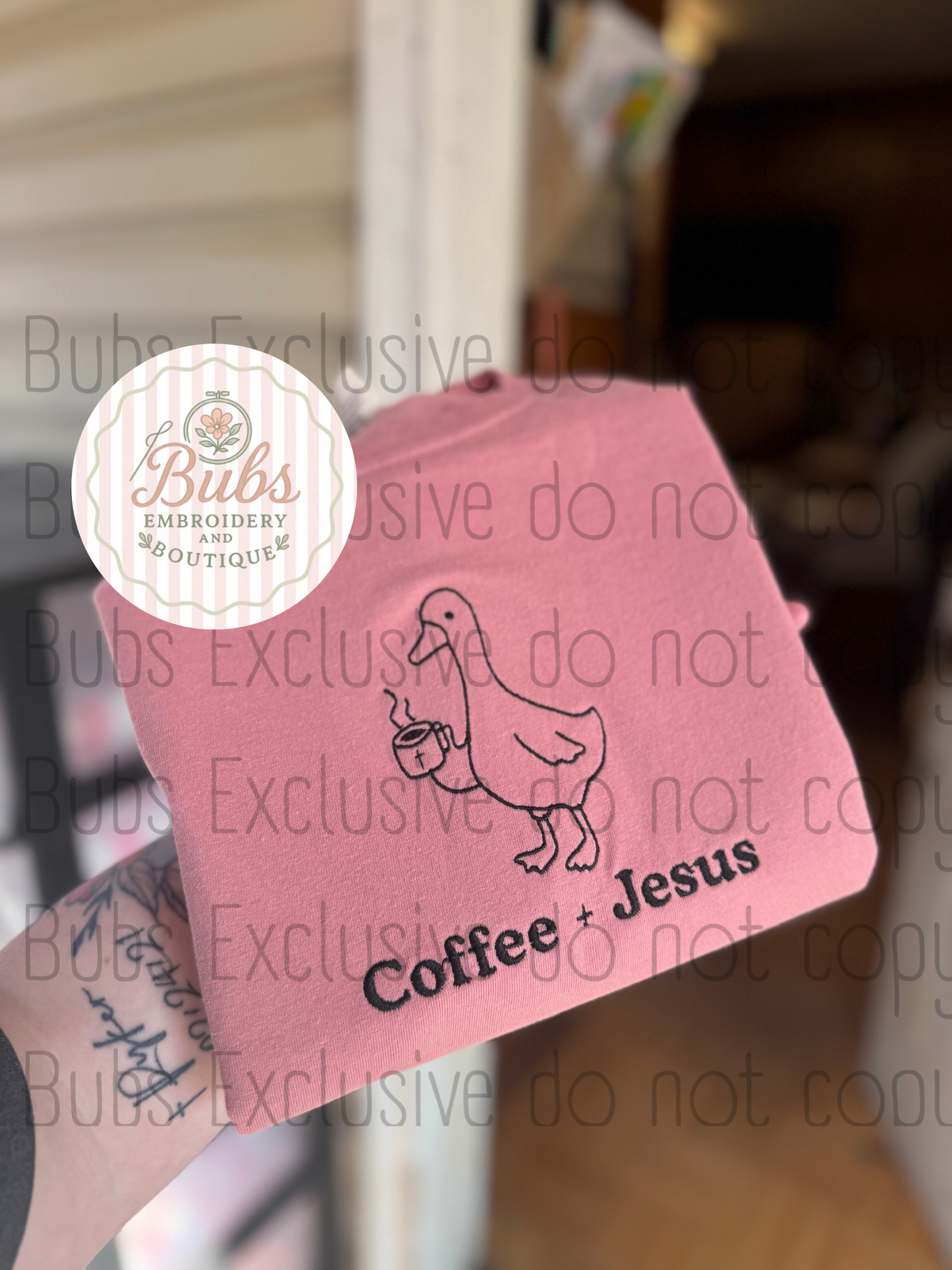 Coffee + Jesus silly goose ✨Bubs ORG DESIGN✨