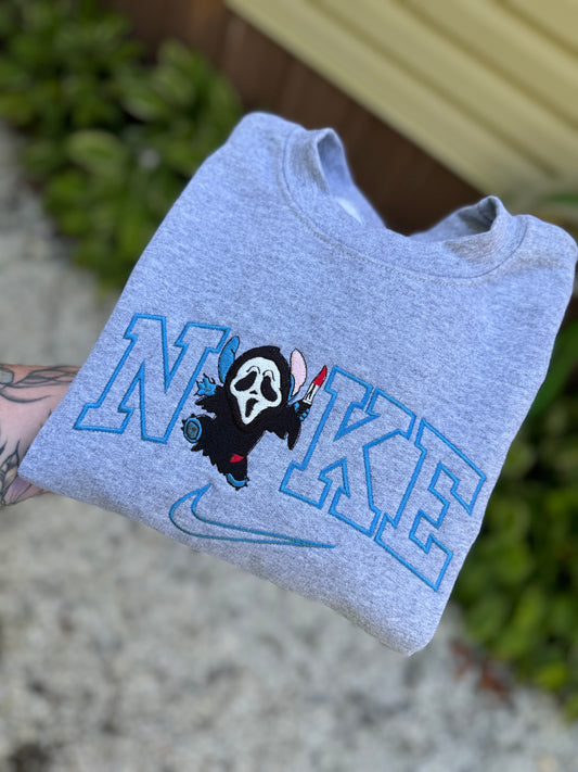Boujeee stitch/scream sweatshirt only (toddler, youth, adult)