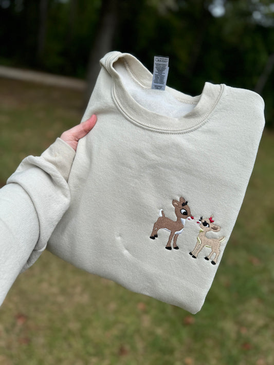 Red nose embroidery pocket