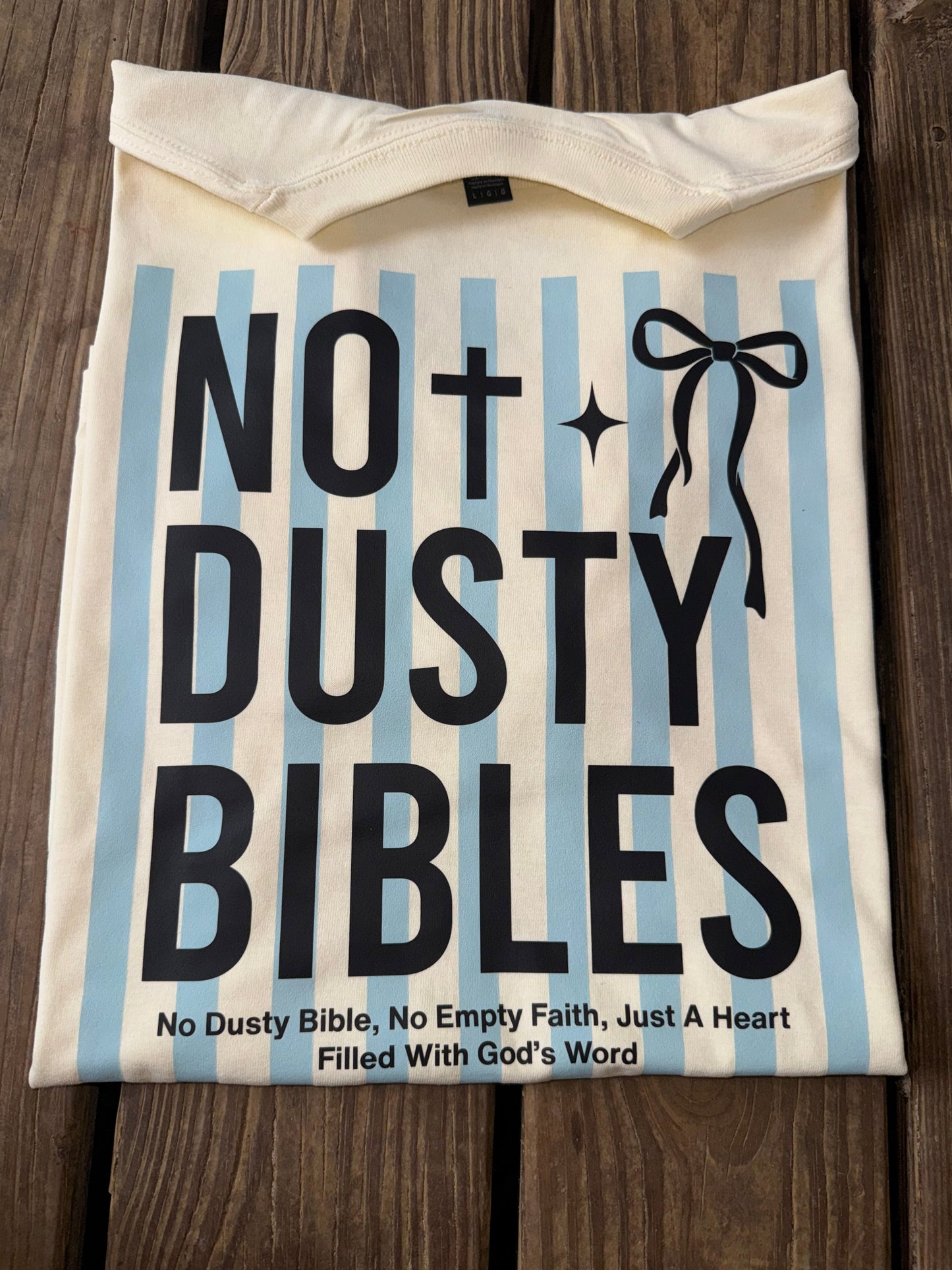 No dusty bibles (dtf transfer)