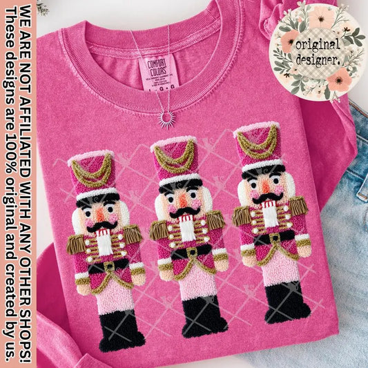 Faux Yarn nutcrackers (dtf graphic)