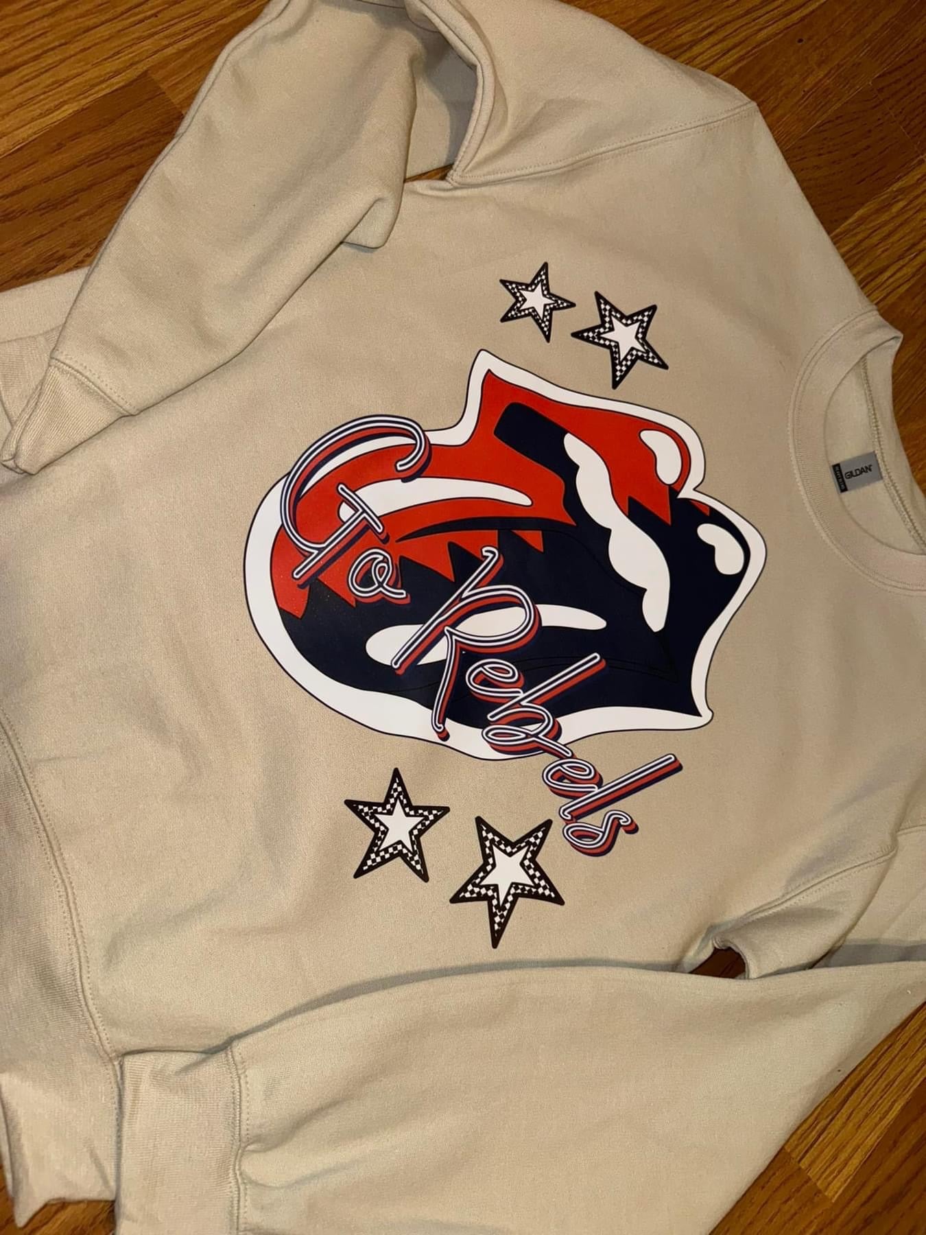 Go rebels Tongue graphic