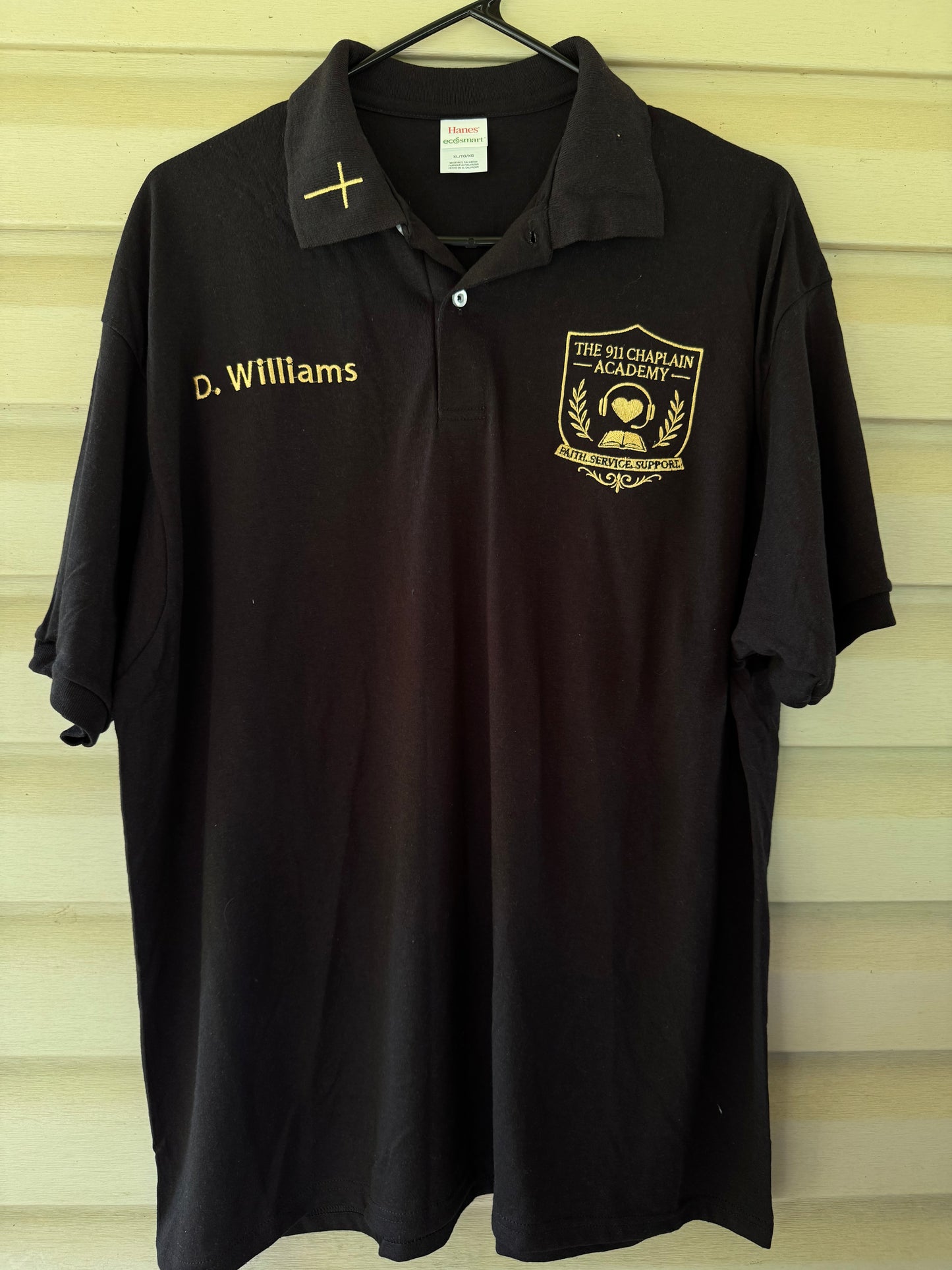 Chaplain black polo