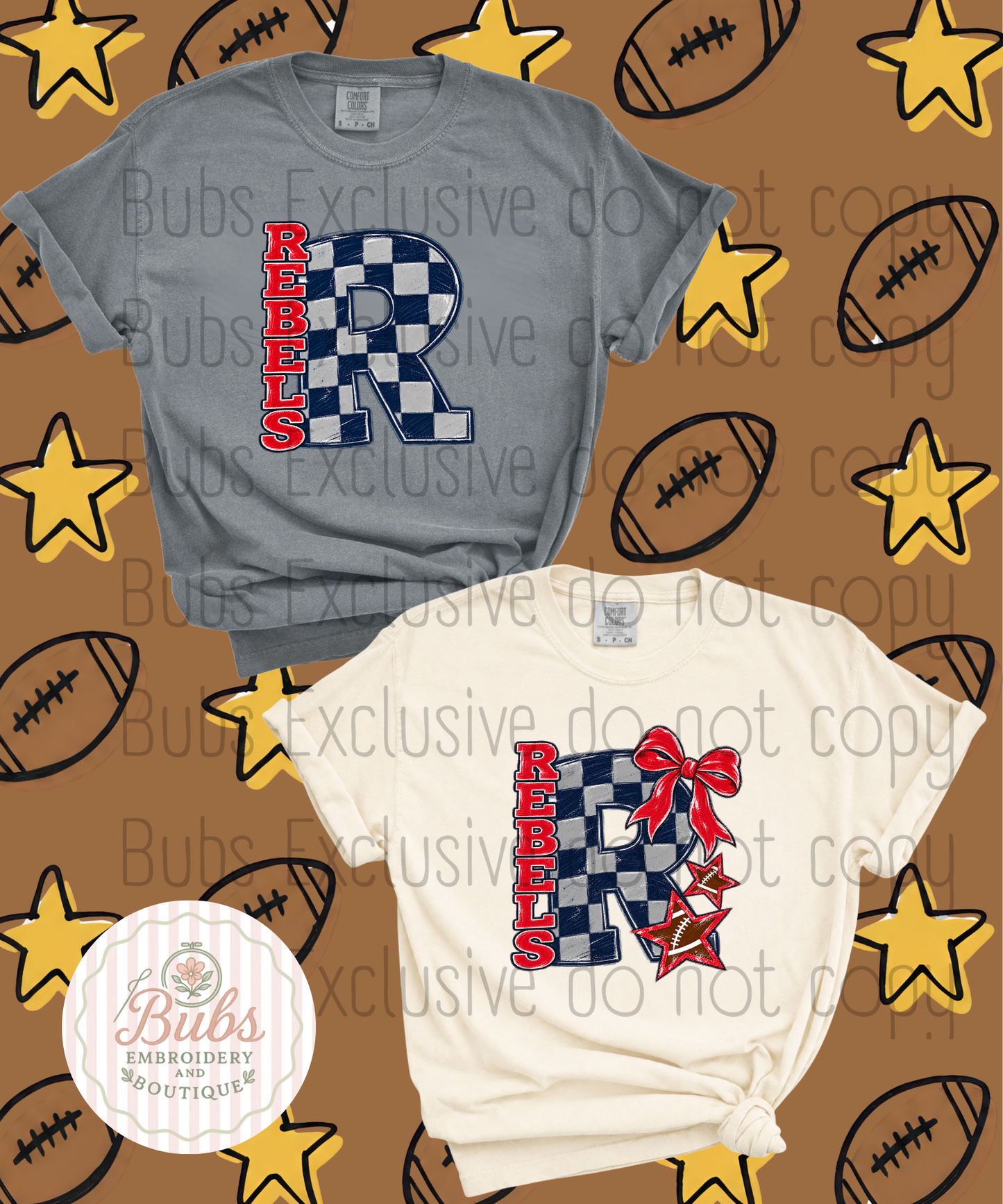 Checkered rebels dtf