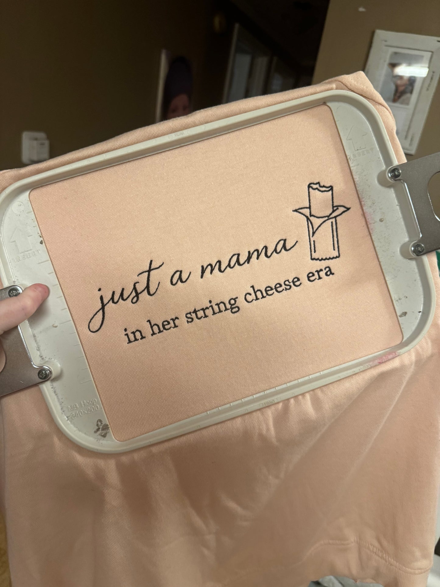Just a mama in her string cheese era