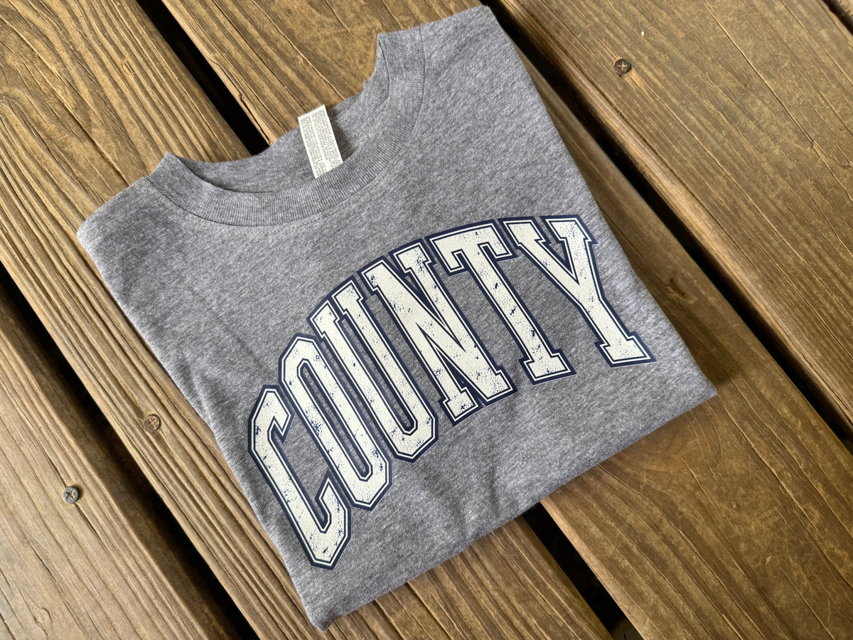 Country white/navy varsity (dtf transfer)