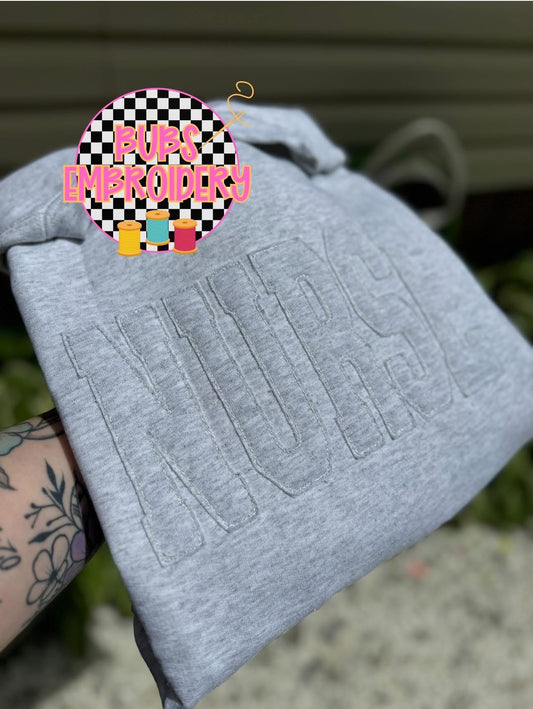 ✨CUSTOM WORD✨ monochrome sweatshirt